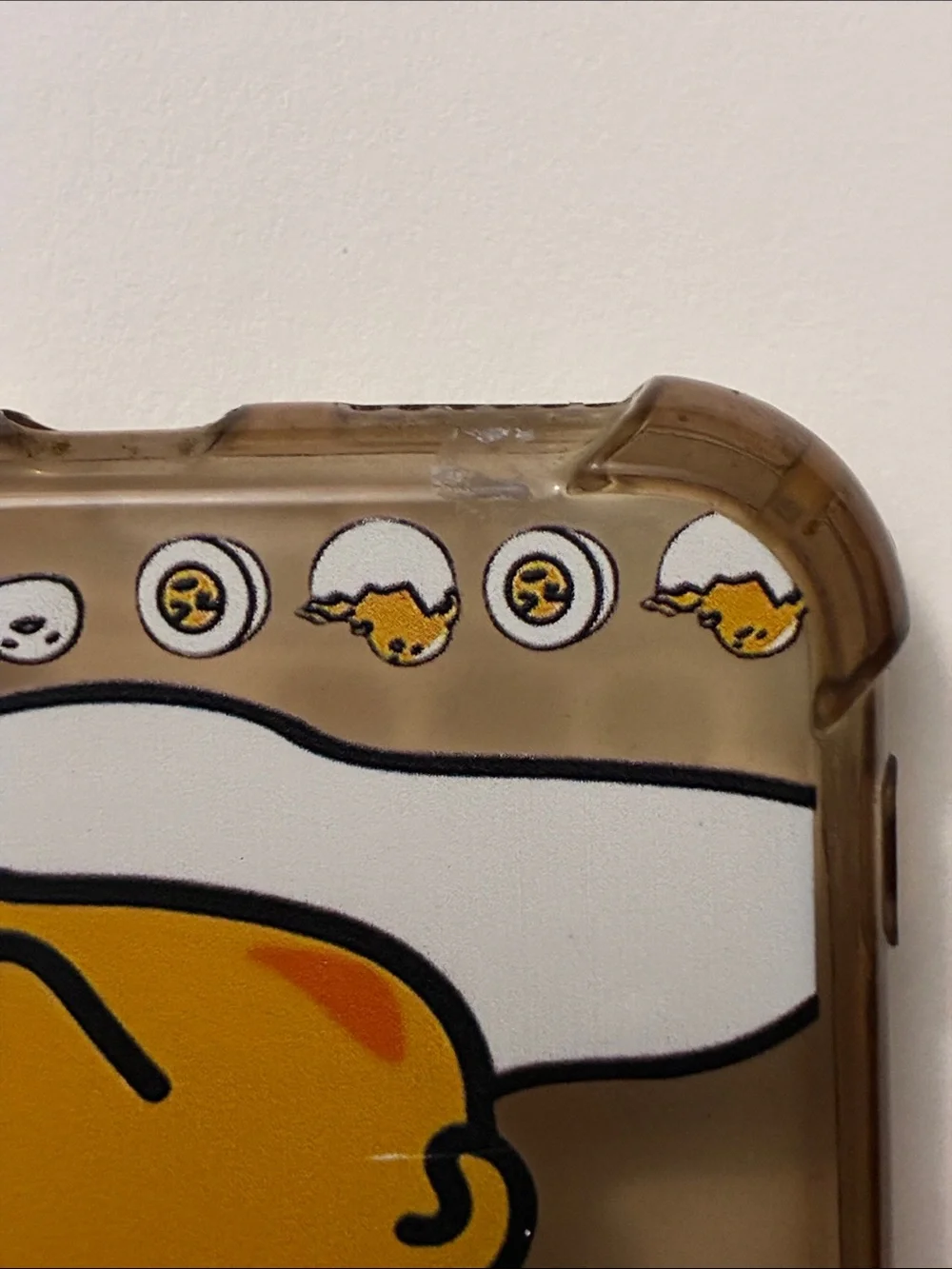 Gudetama Phone Case [Clear Amber color]